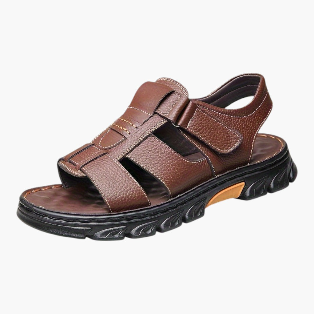 Men's Open-Toe Sandals with Rubber Soles