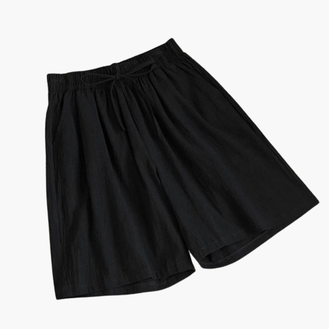 Short woman knee-length with elastic waist