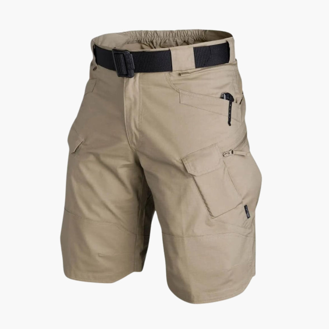 Short cargo homme avec fermeture boutonnée