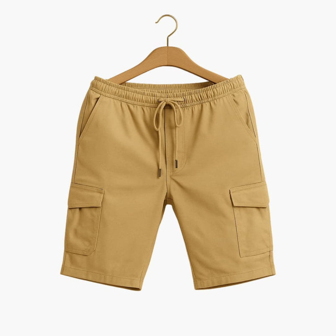 Short cargo homme avec poche à rabat