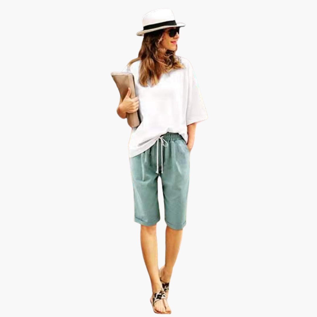Vestido corto de verano para mujer con corte amplio