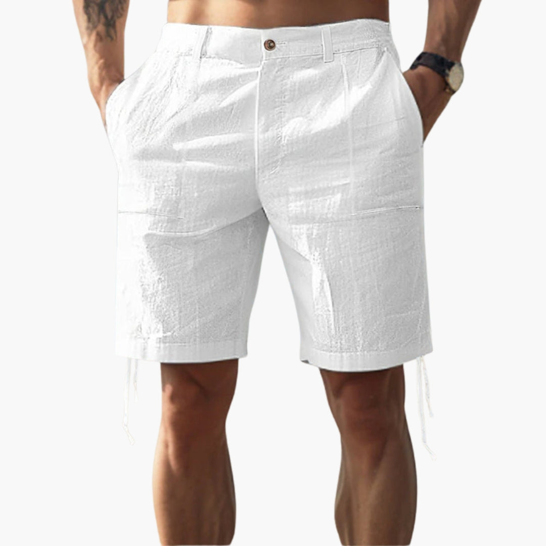 Kurze Herren-Sommerhose mit Seitentaschen