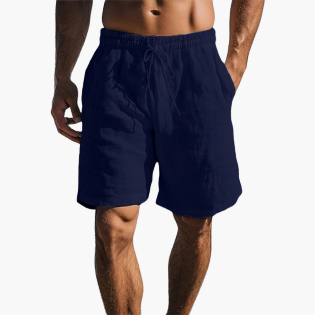 Short de Bain Homme avec Ourlet Droit