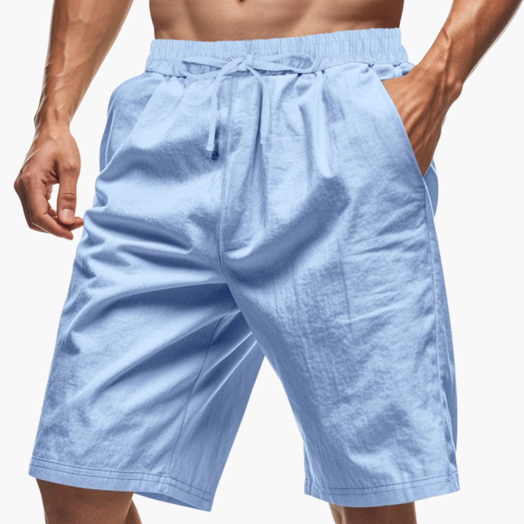 Men's Athletic Shorts with Elastic Waistband