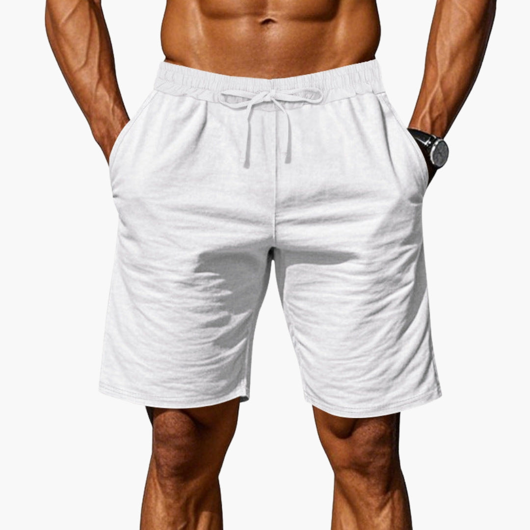 Men's Athletic Shorts with Elastic Waistband