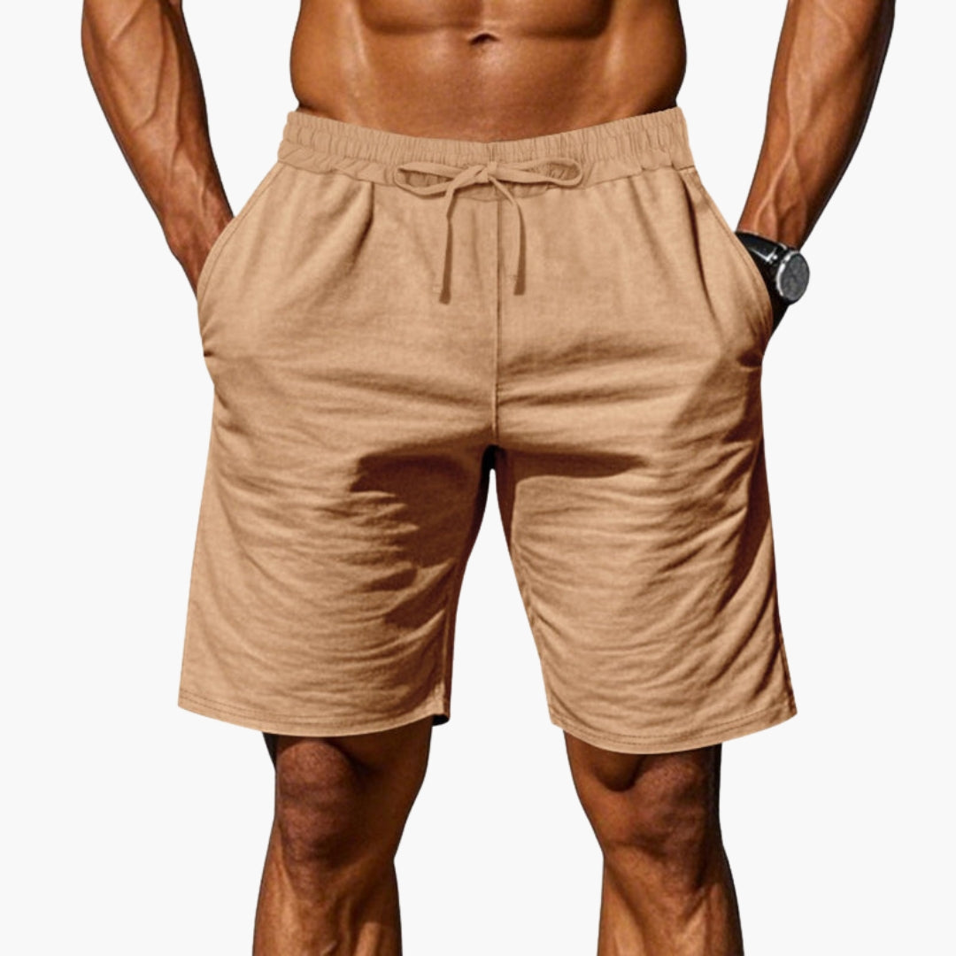 Men's Athletic Shorts with Elastic Waistband