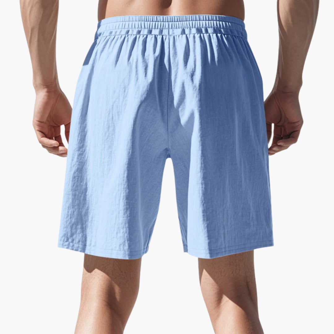 Men's Athletic Shorts with Elastic Waistband