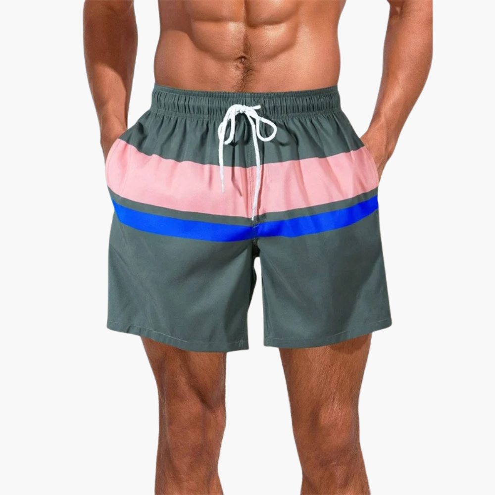 Short de bain pour homme avec poches latérales
