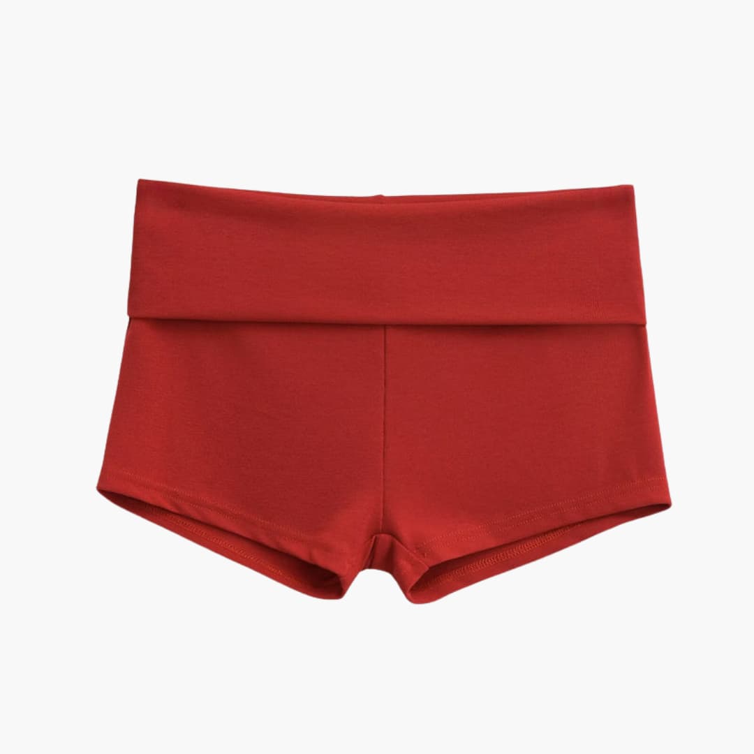Short de sport femme avec taille large