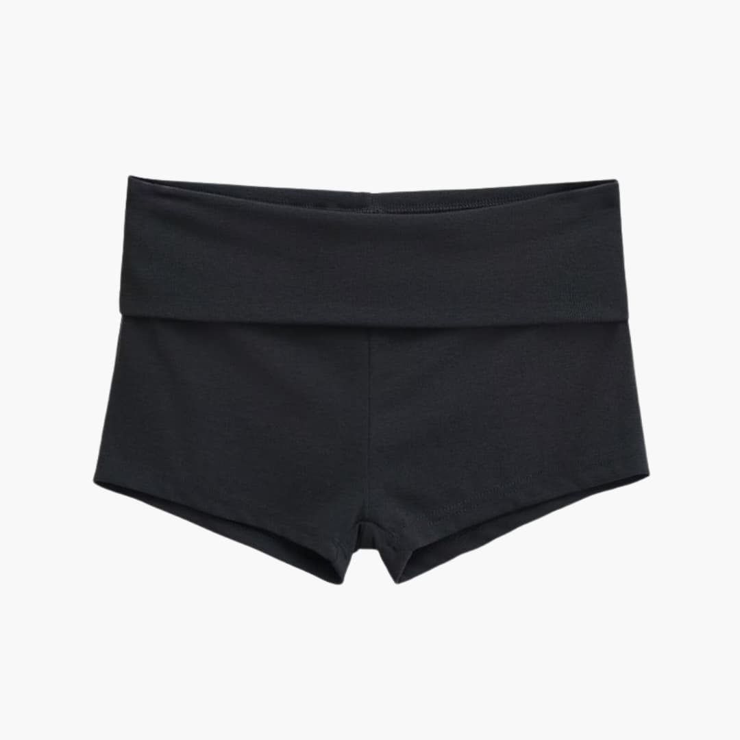 Short de sport femme avec taille large