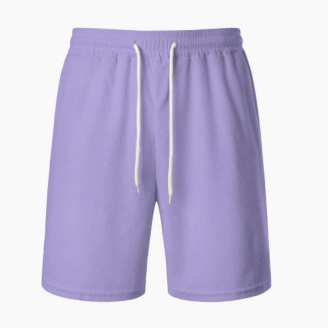 Short homme en velours côtelé avec surface côtelée