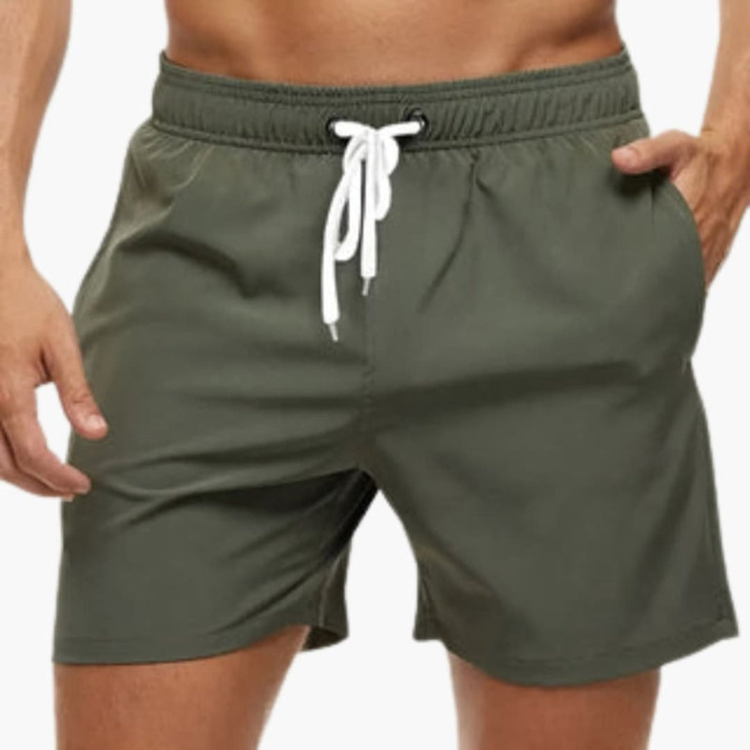 Badeshorts til mænd med elastisk talje