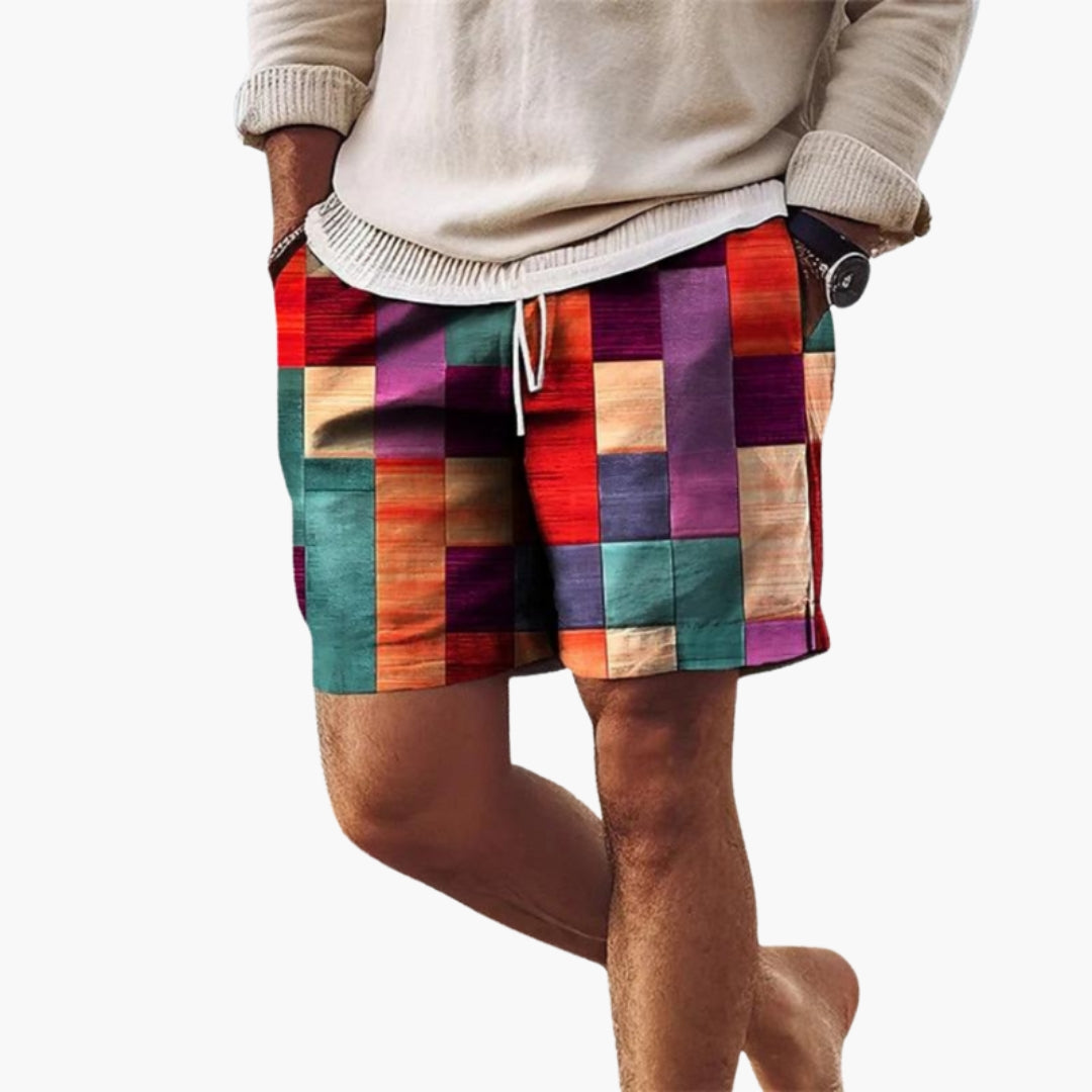 Men's shorts with elastic waistband