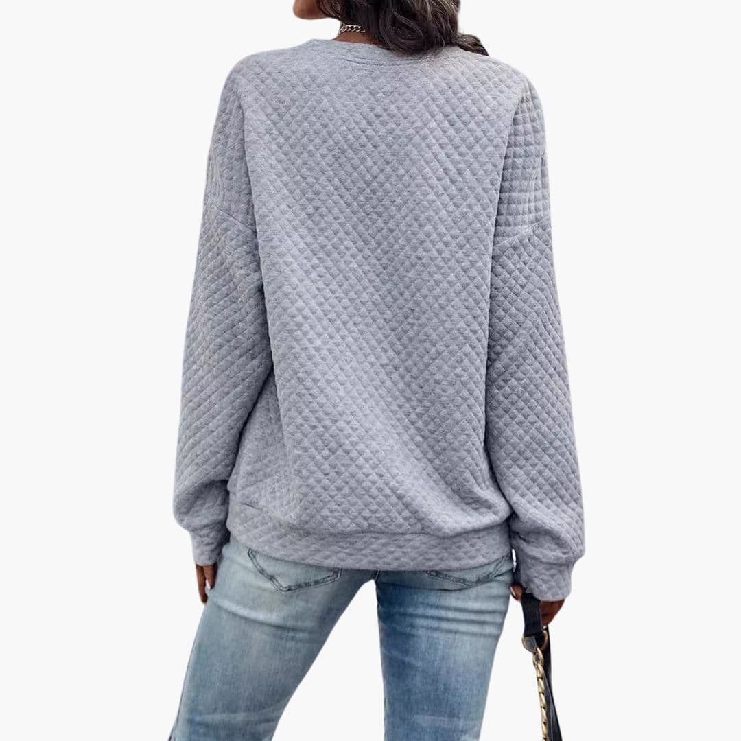 Sweat shirt Femme à Motif Animal avec Fermeture Zippée