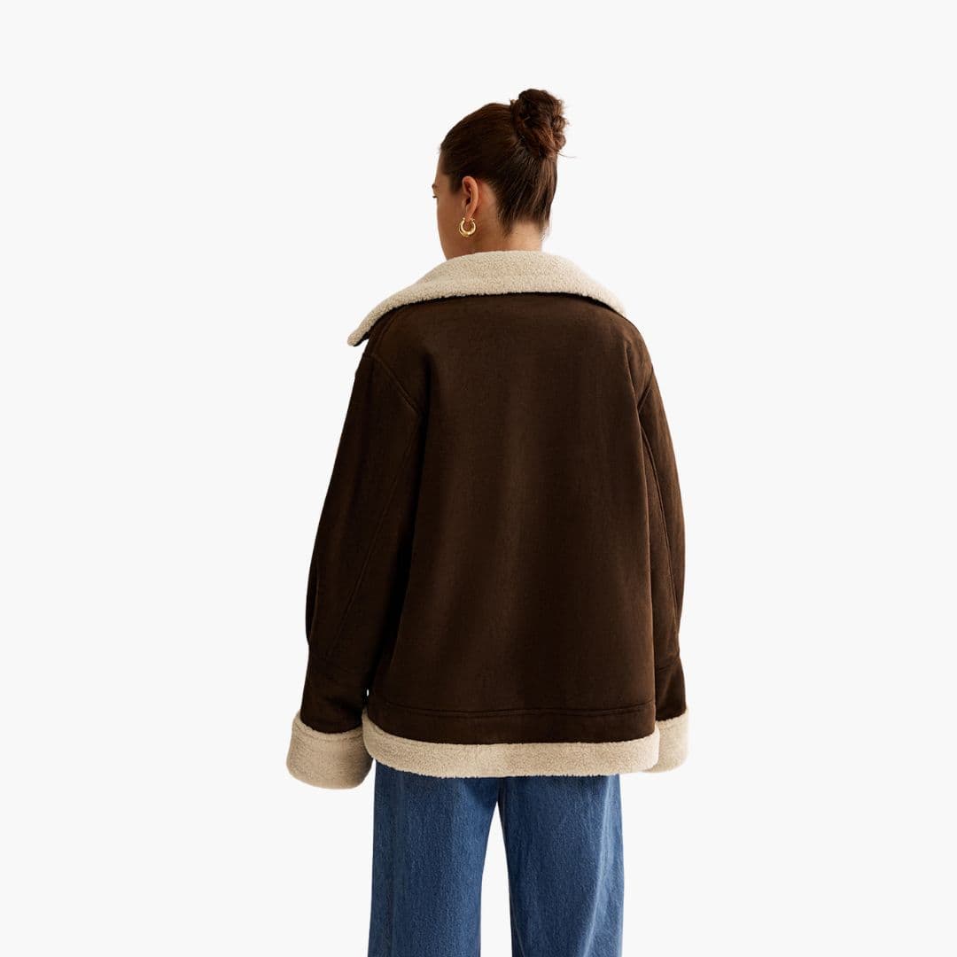 Women's Jacket with Foldable Collar