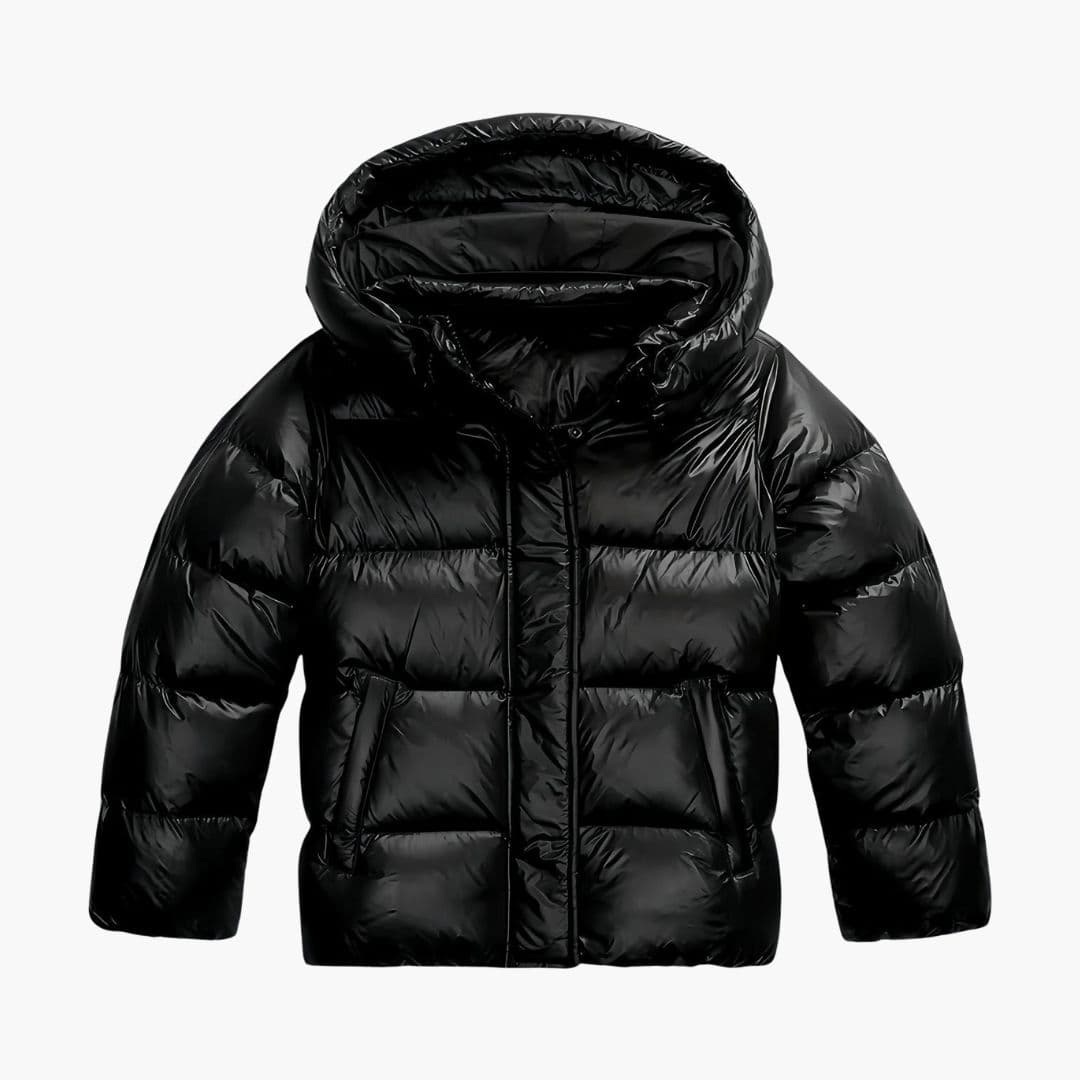 Veste Matelassée Femme avec Capuche et Poches Devant