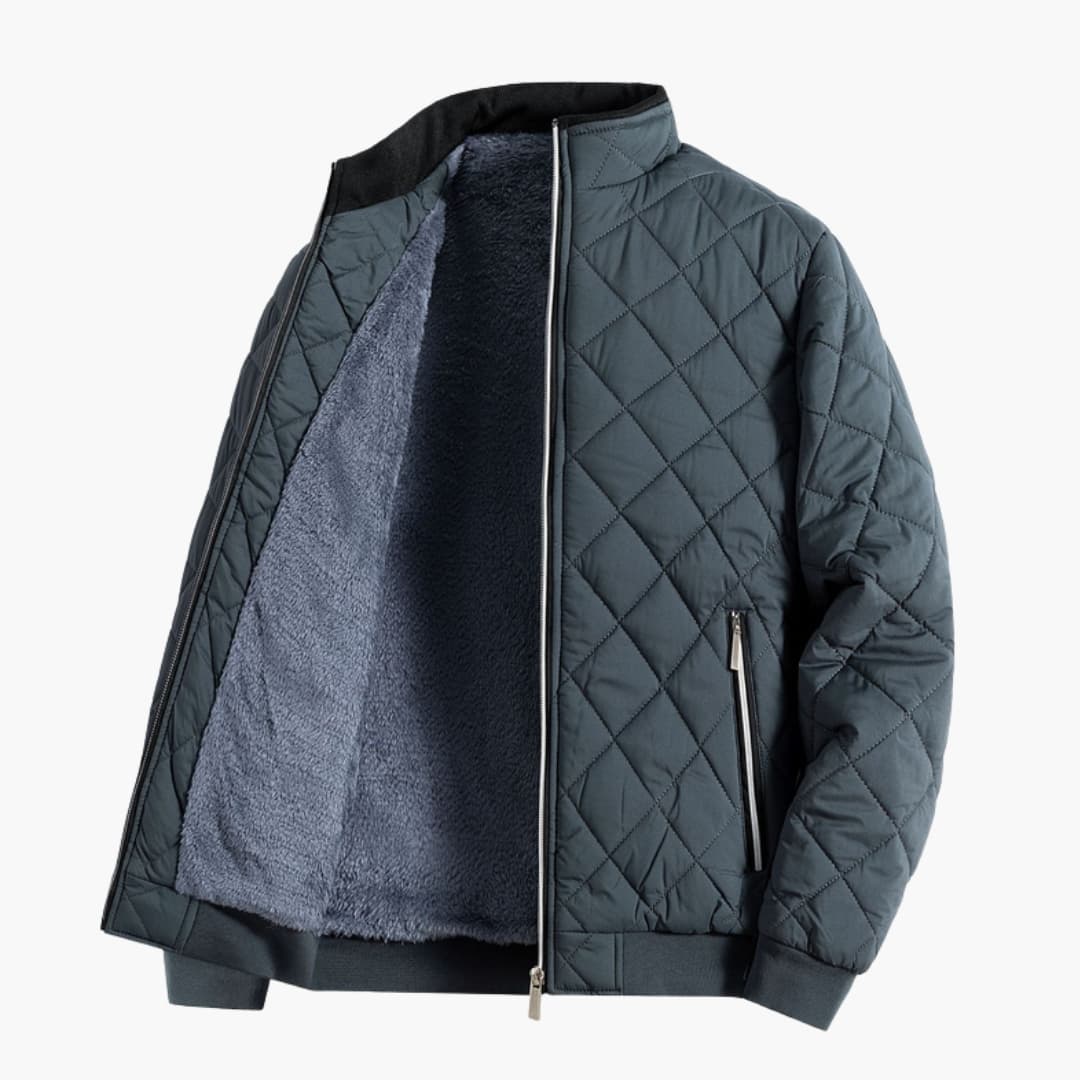 Steppjacke Herren mit Innenfutter und Frontreißverschluss