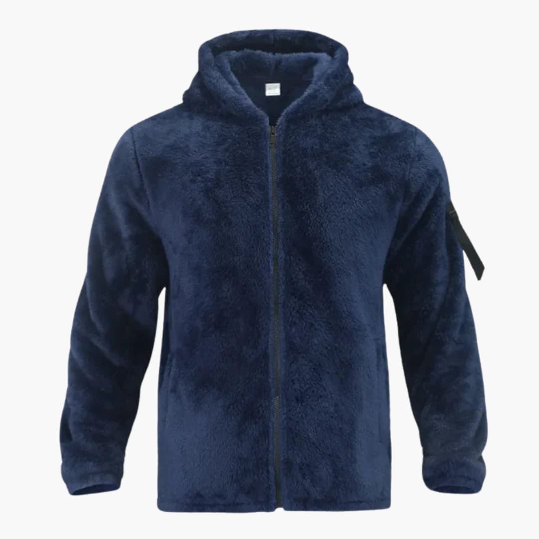 Veste Matelassée Homme avec Manches en Maille et Col Montant