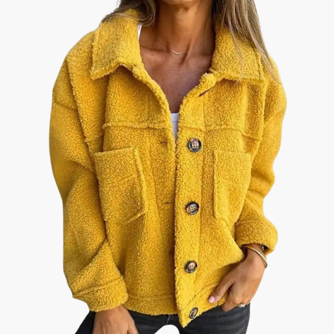 Veste Polaire Femme avec Poches Plaquées