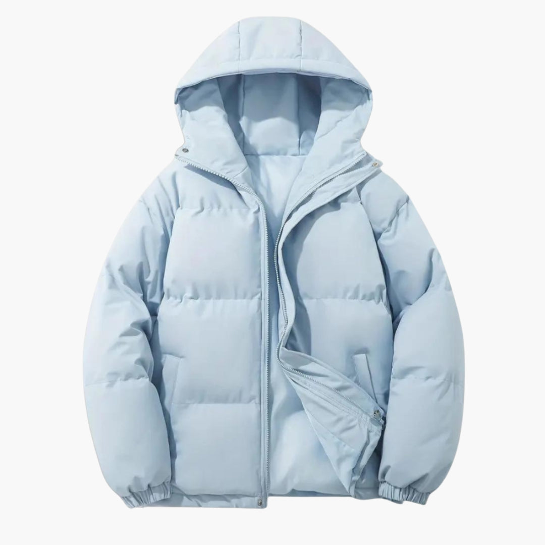 Veste à capuche homme avec isolation thermique