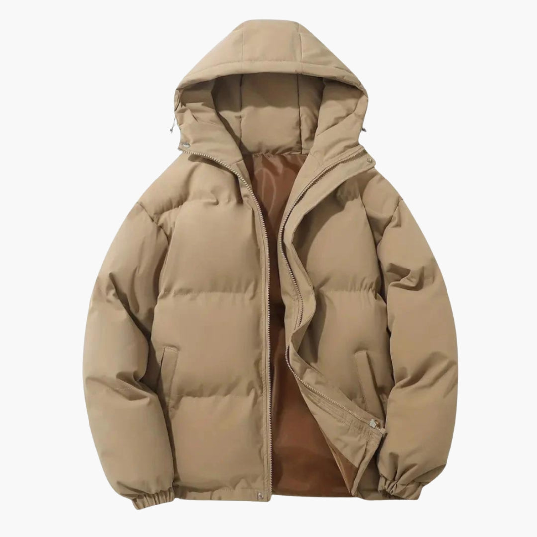 Veste à capuche homme avec isolation thermique