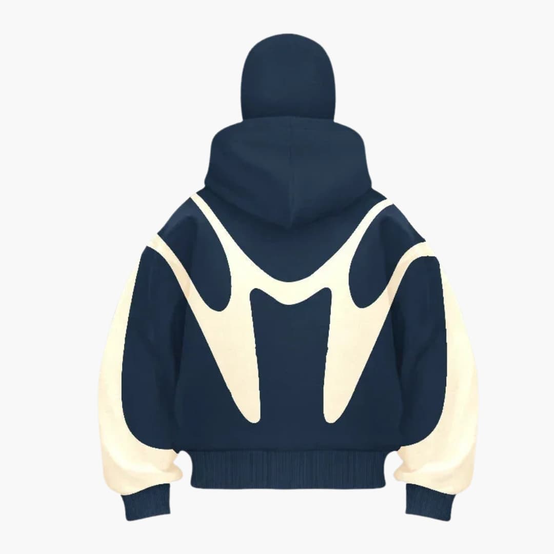Veste à capuche zippée pour homme avec cagoule
