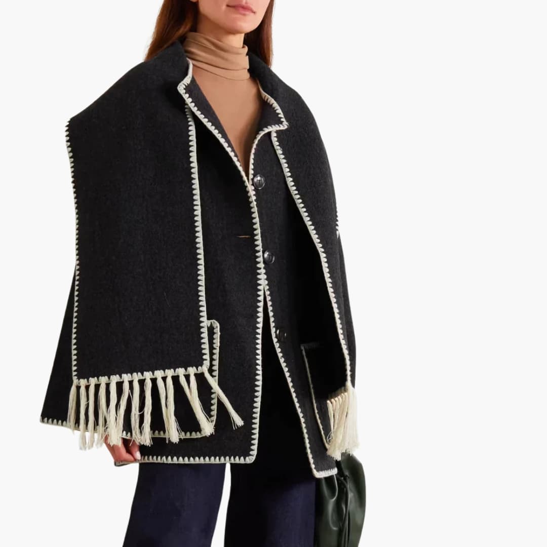 Chaqueta de mujer con cierre de botones
