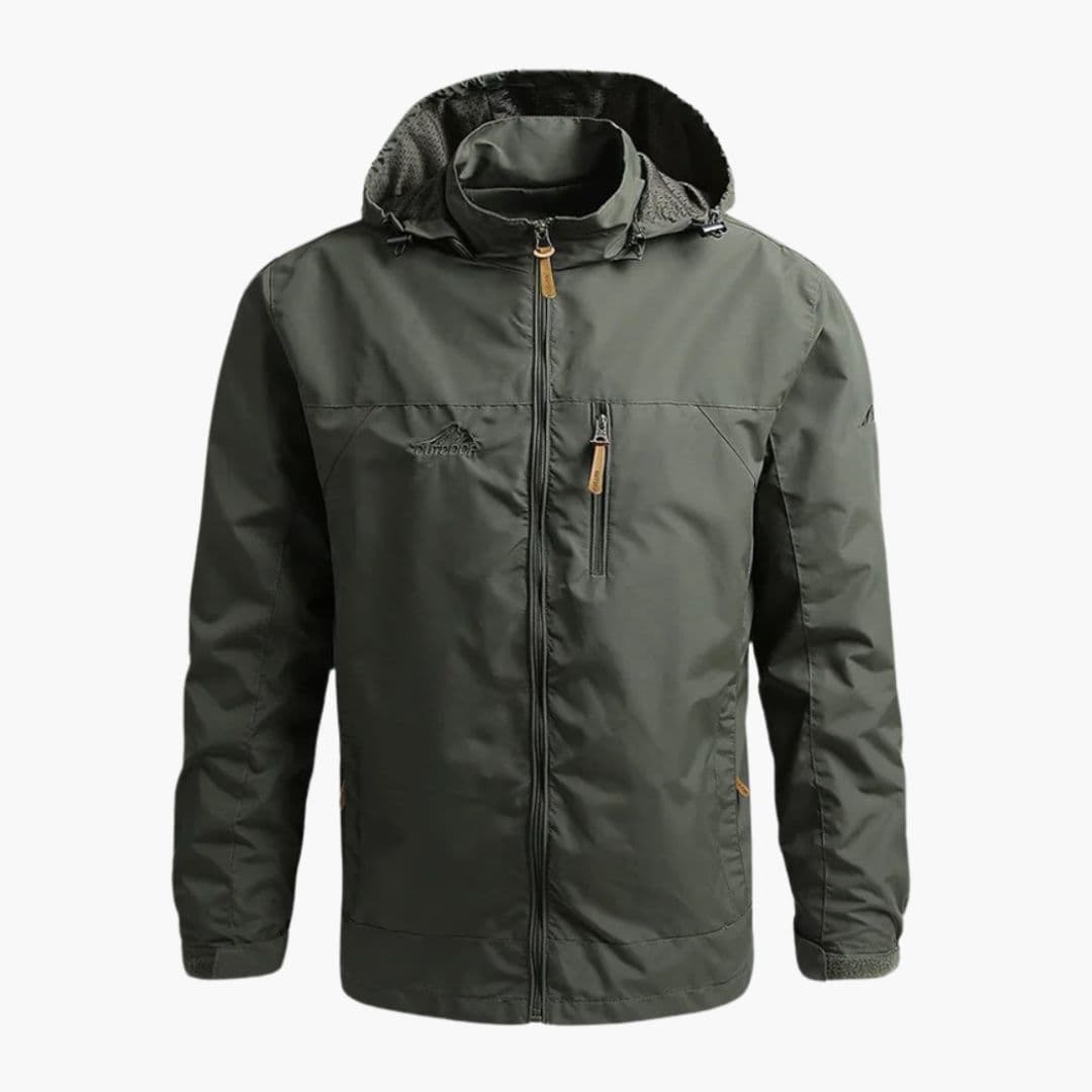 Veste homme à capuche et poche poitrine