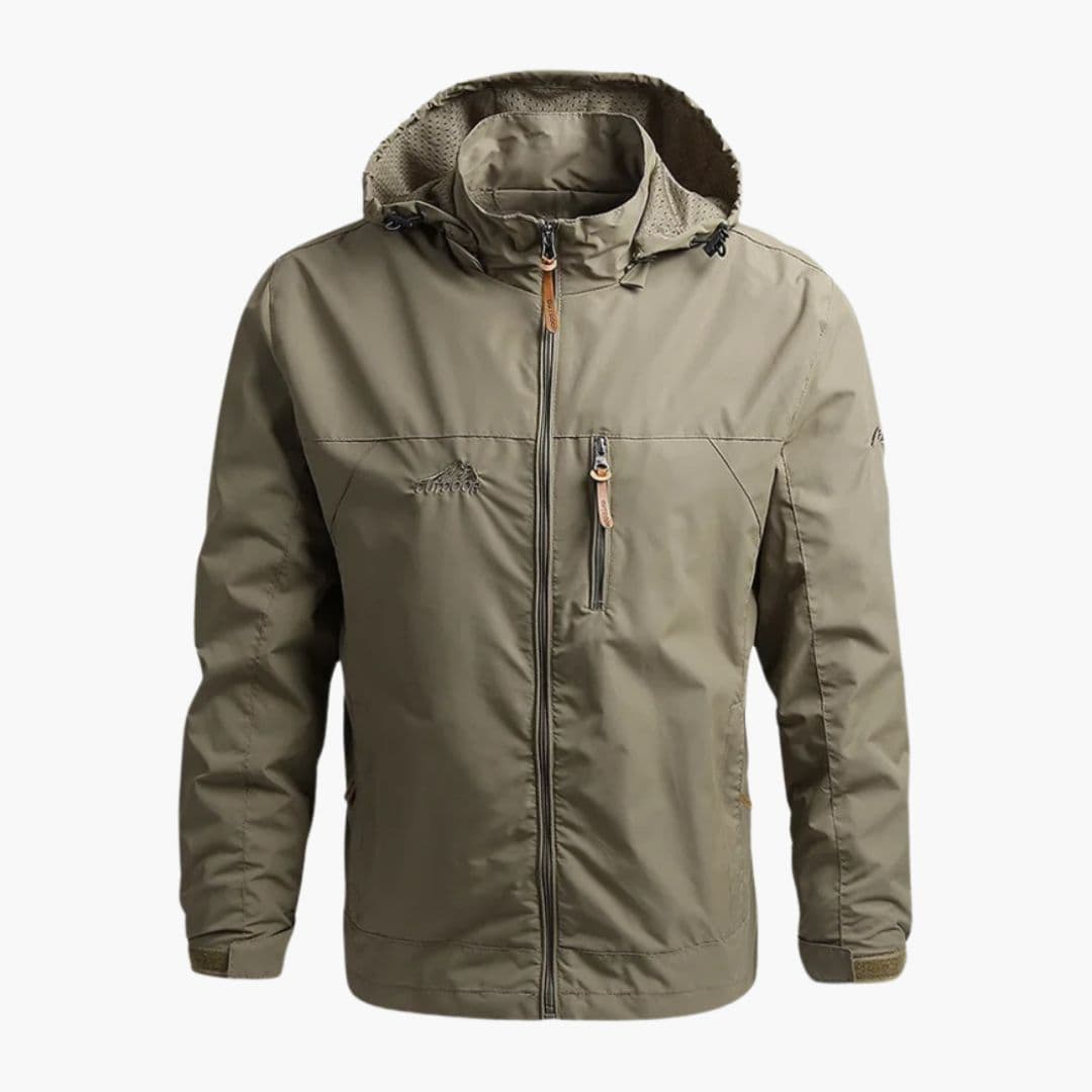 Veste homme à capuche et poche poitrine