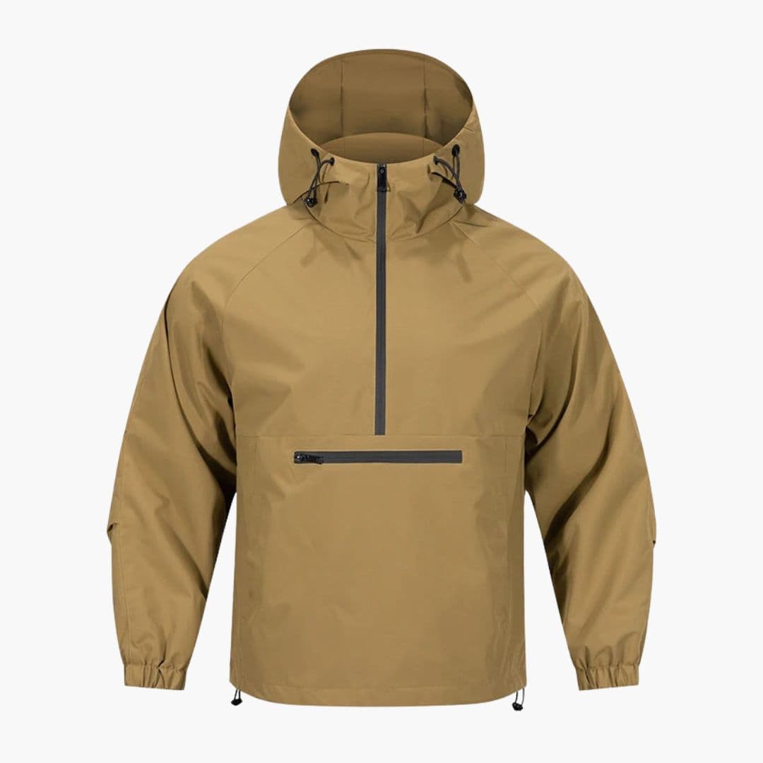 Chaqueta para hombre con capucha y bolsillo delantero con cremallera
