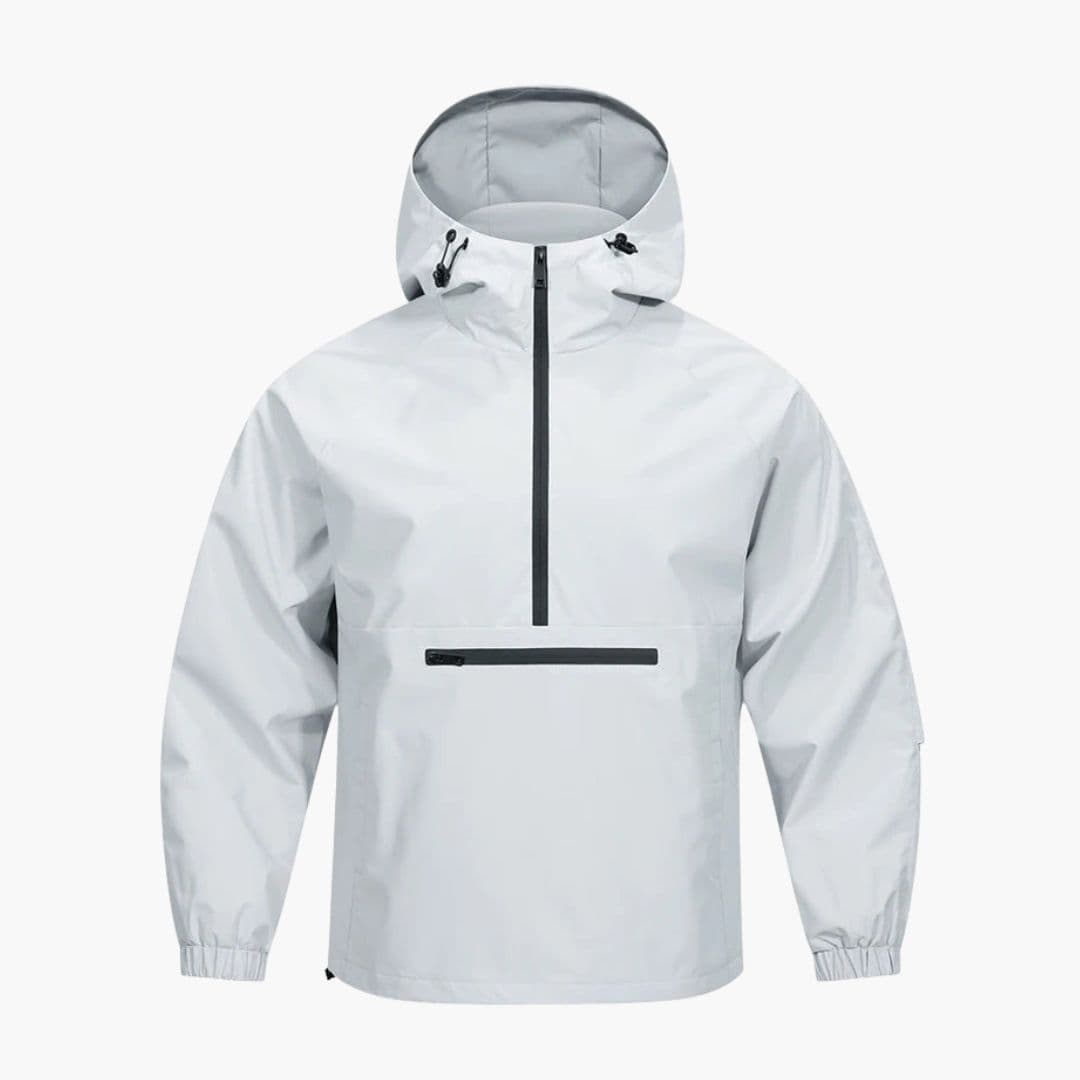 Chaqueta para hombre con capucha y bolsillo delantero con cremallera