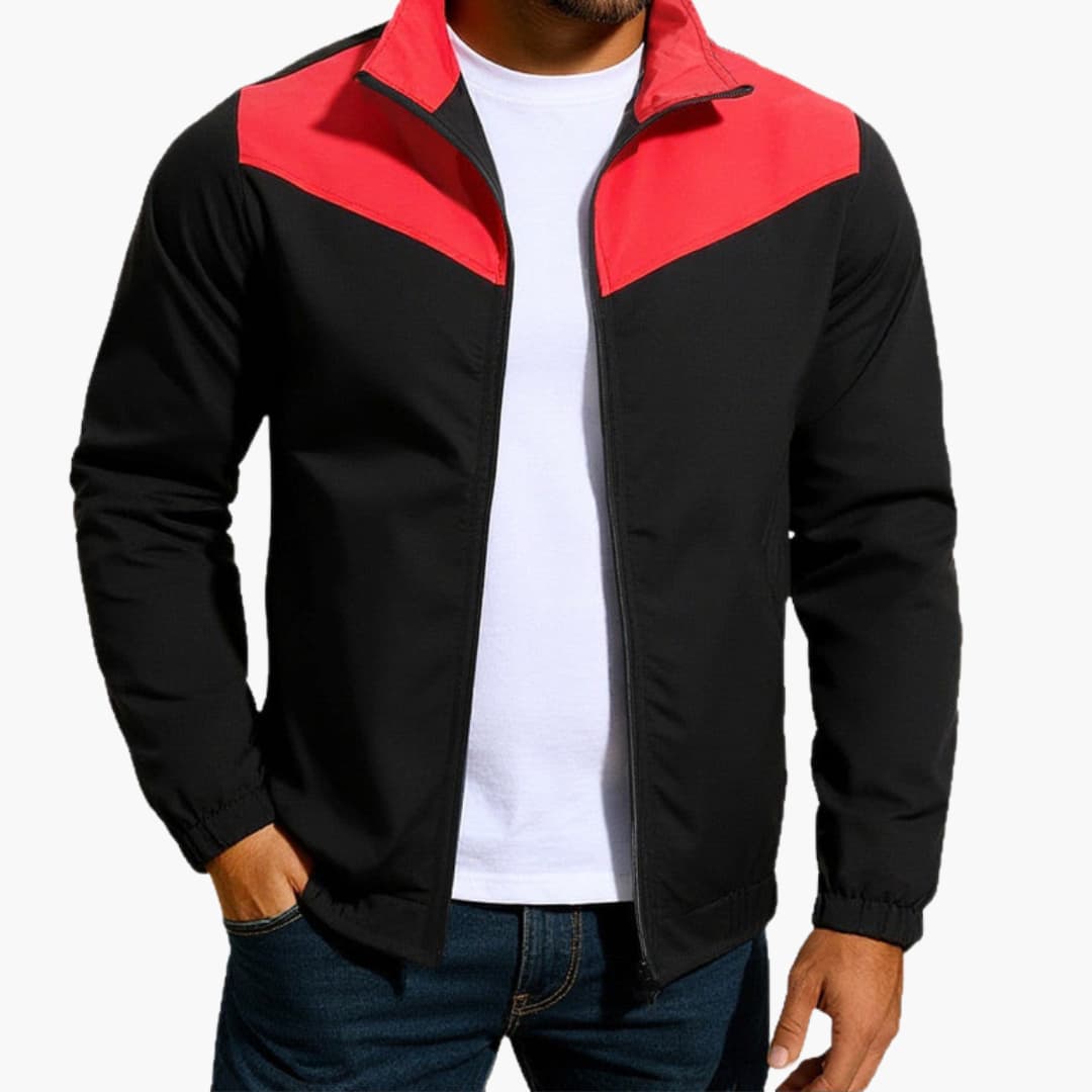 Veste homme avec zip et poches latérales