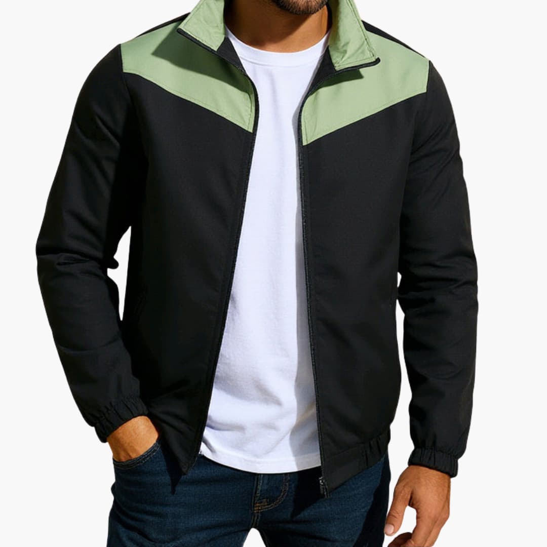 Veste homme avec zip et poches latérales