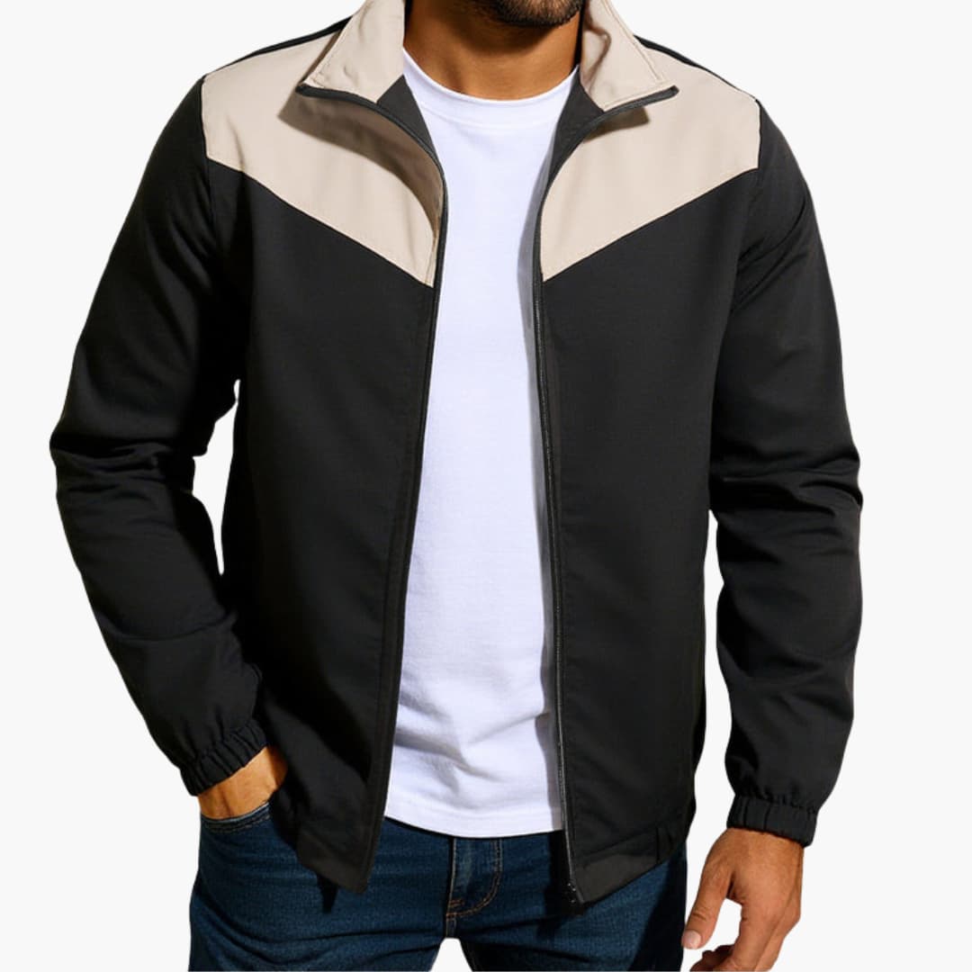 Veste homme avec zip et poches latérales