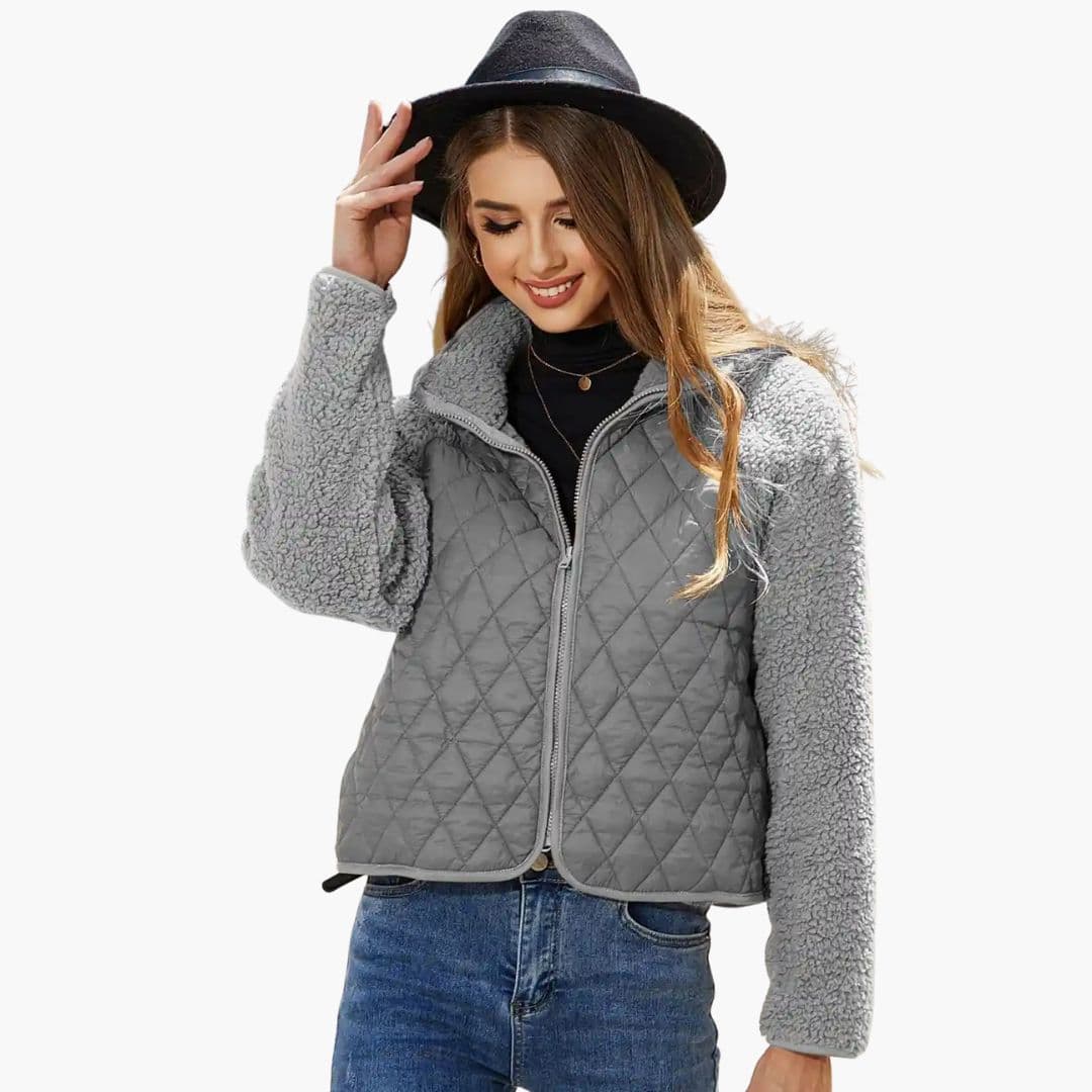 Steppjacke Damen mit langen Ärmeln