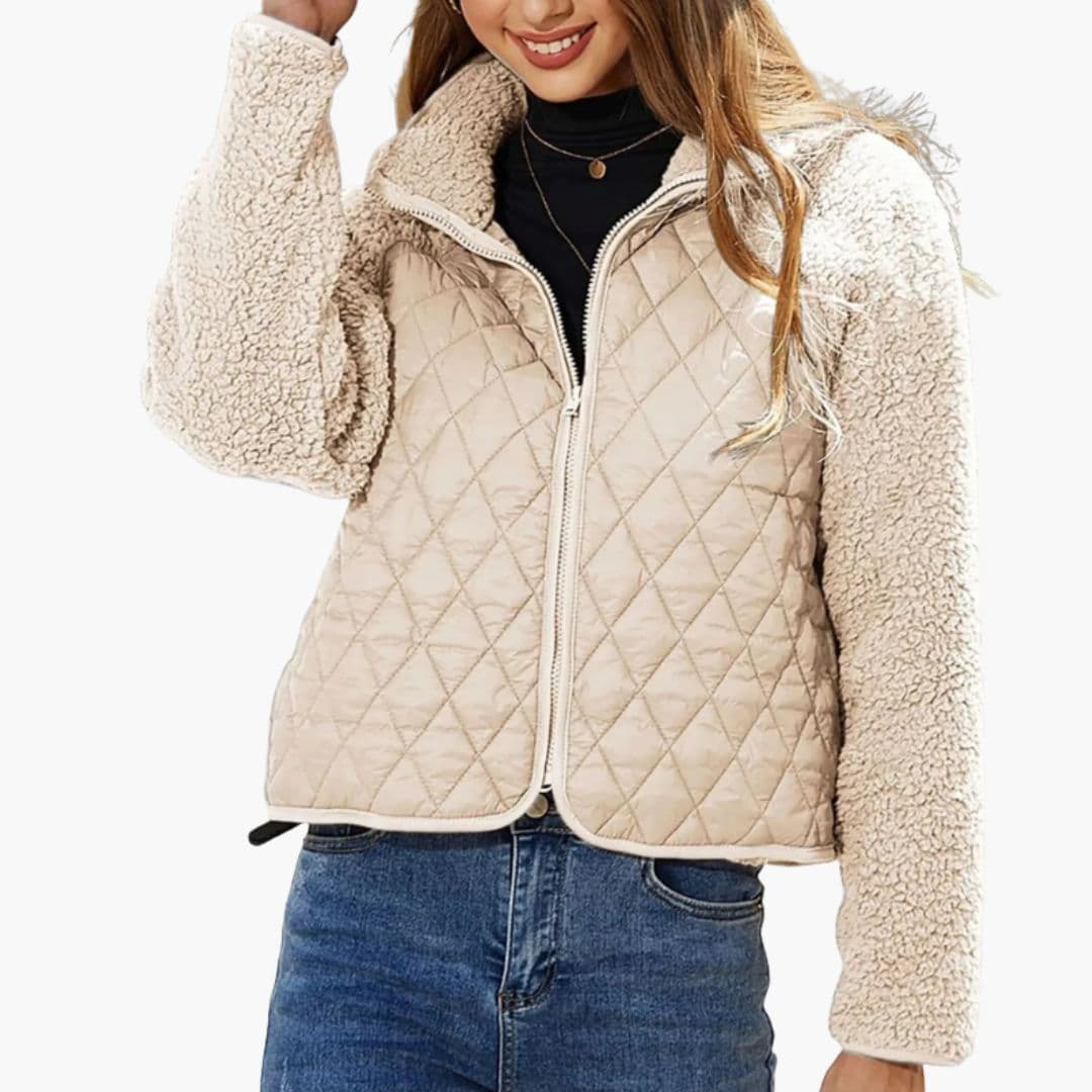 Steppjacke Damen mit langen Ärmeln