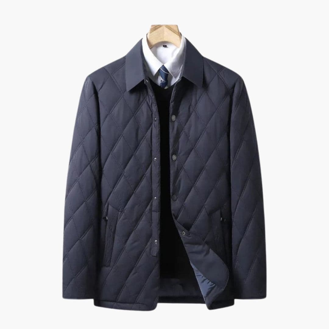 Veste matelassée homme avec col chemise