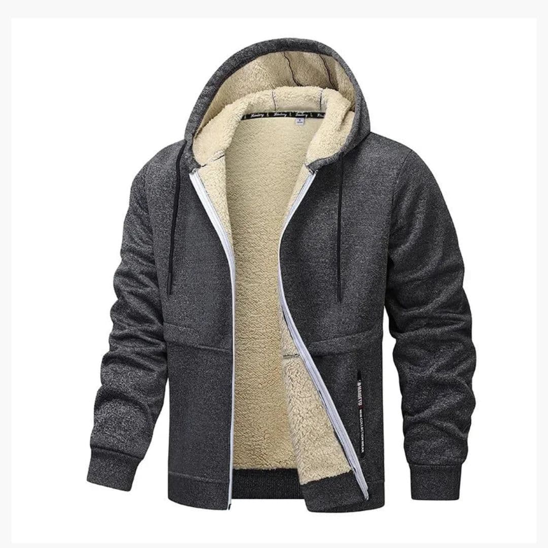 Veste polaire homme avec capuche