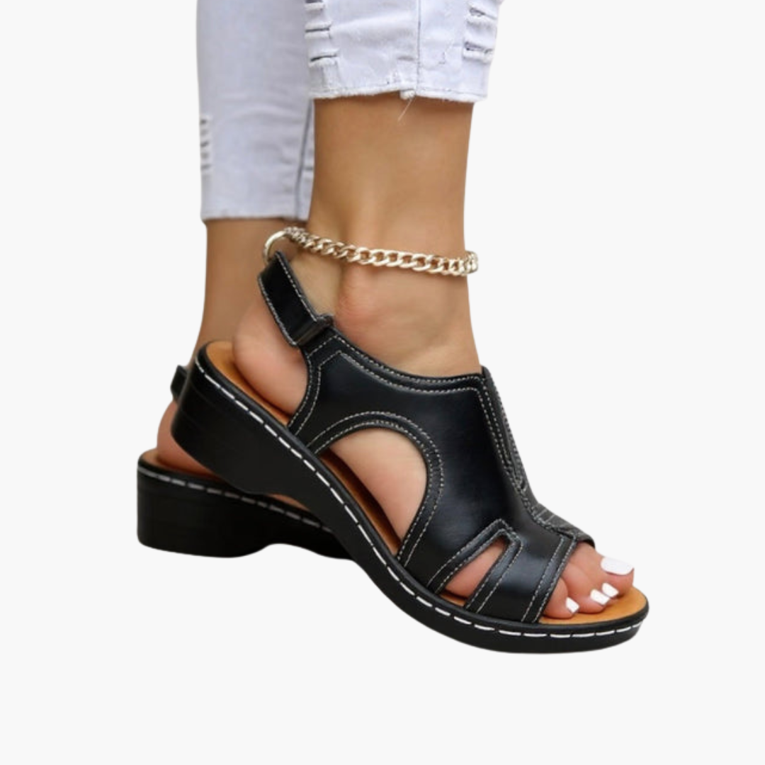 Sandalias para mujer con suela acolchada y tiras ajustables
