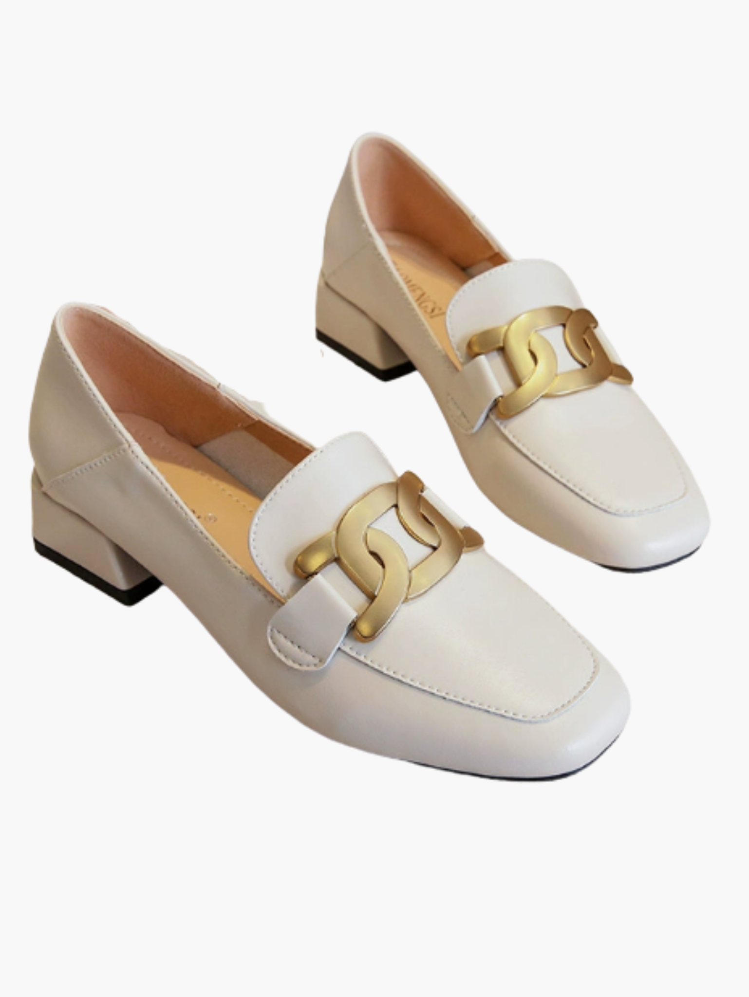 Femme Orthopedic Loafers avec Block Heel pour All-Day Comfort