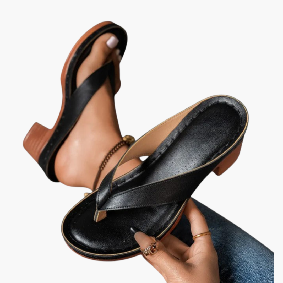 Sandalias de mujer con tacón bloque y suela plataforma