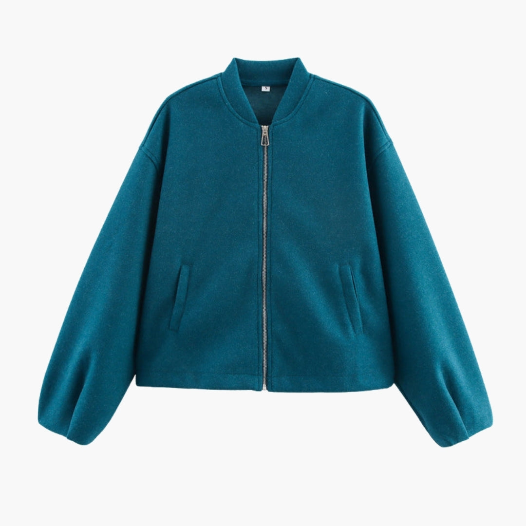 Blouson bomber til kvinder med moderne pasform