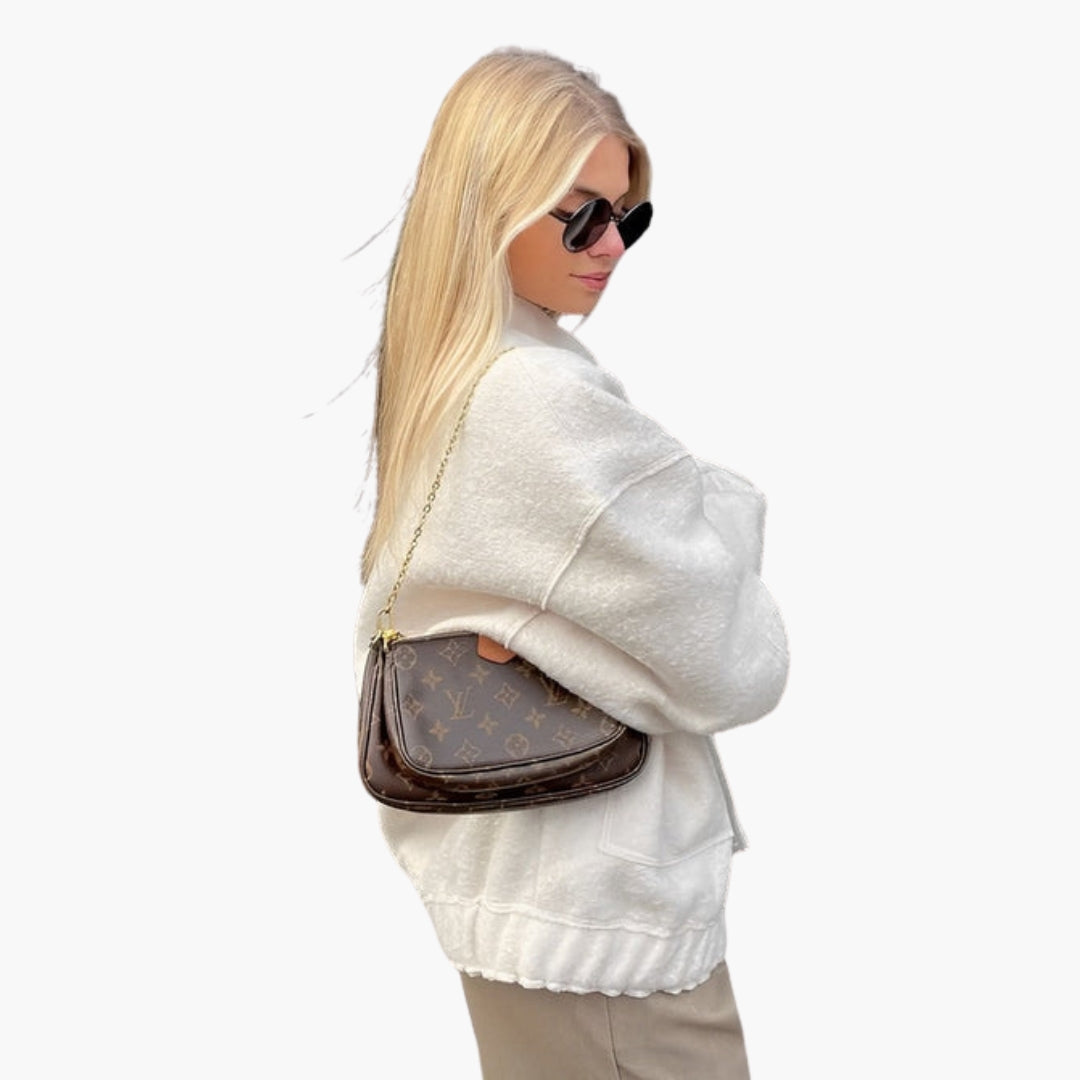 Loose Women's Bomber Jacket with Snap Buttons