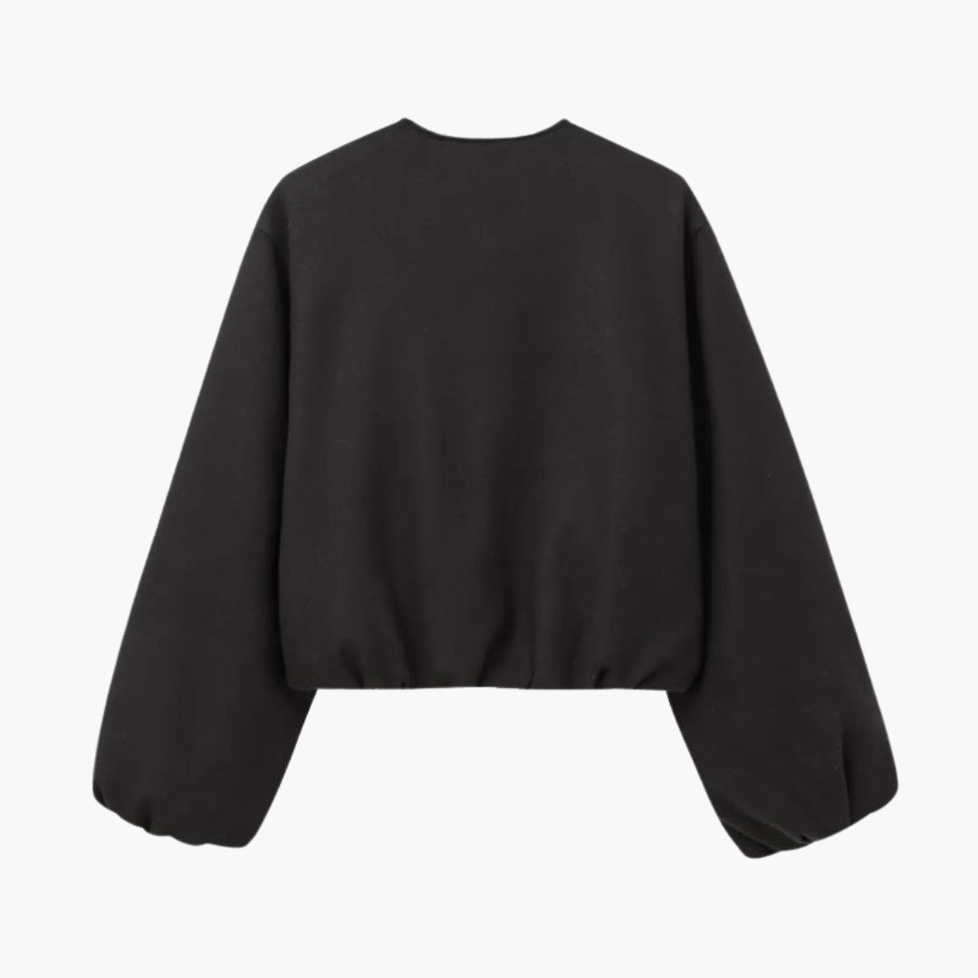 Blouson Bombers Femme avec Fermeture Zippée