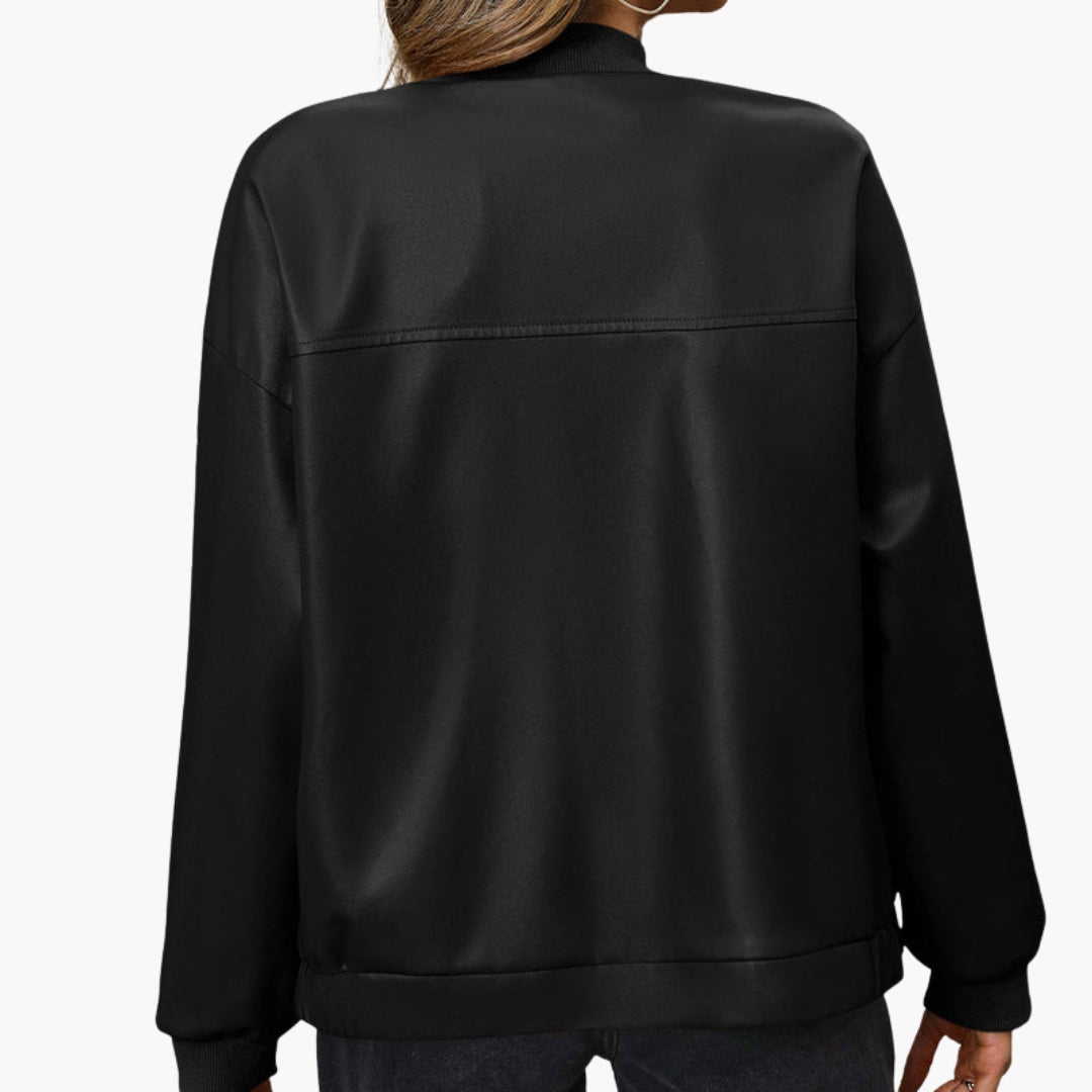 Blouson Bomberjacke für Damen mit Seitentaschen