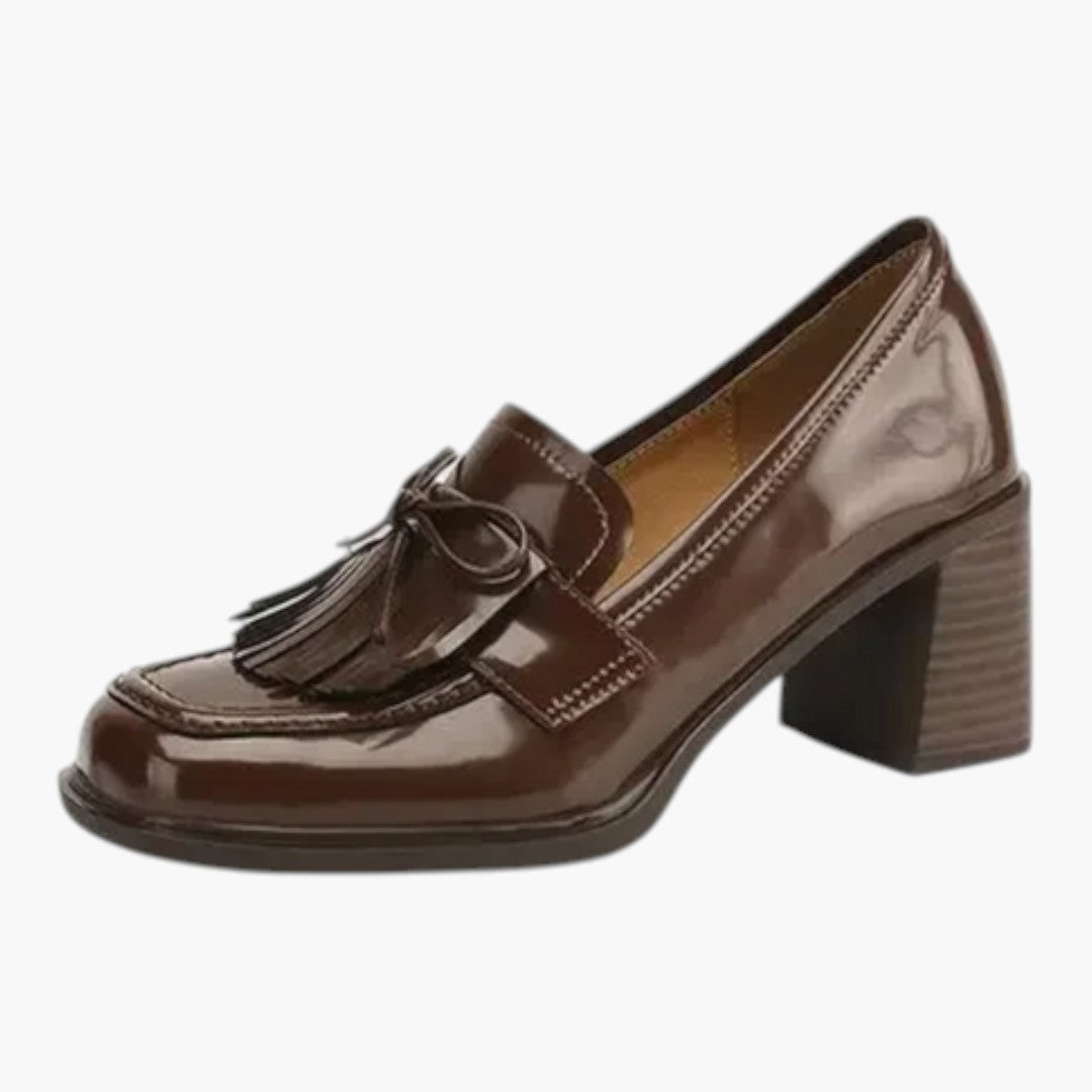 Buty damskie na słupku z gumową podeszwą