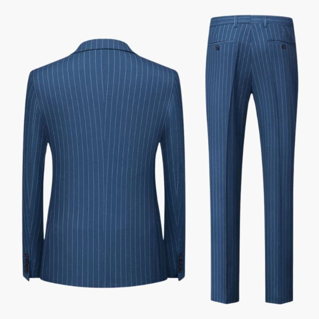 Costume homme deux pièces à rayures avec veste