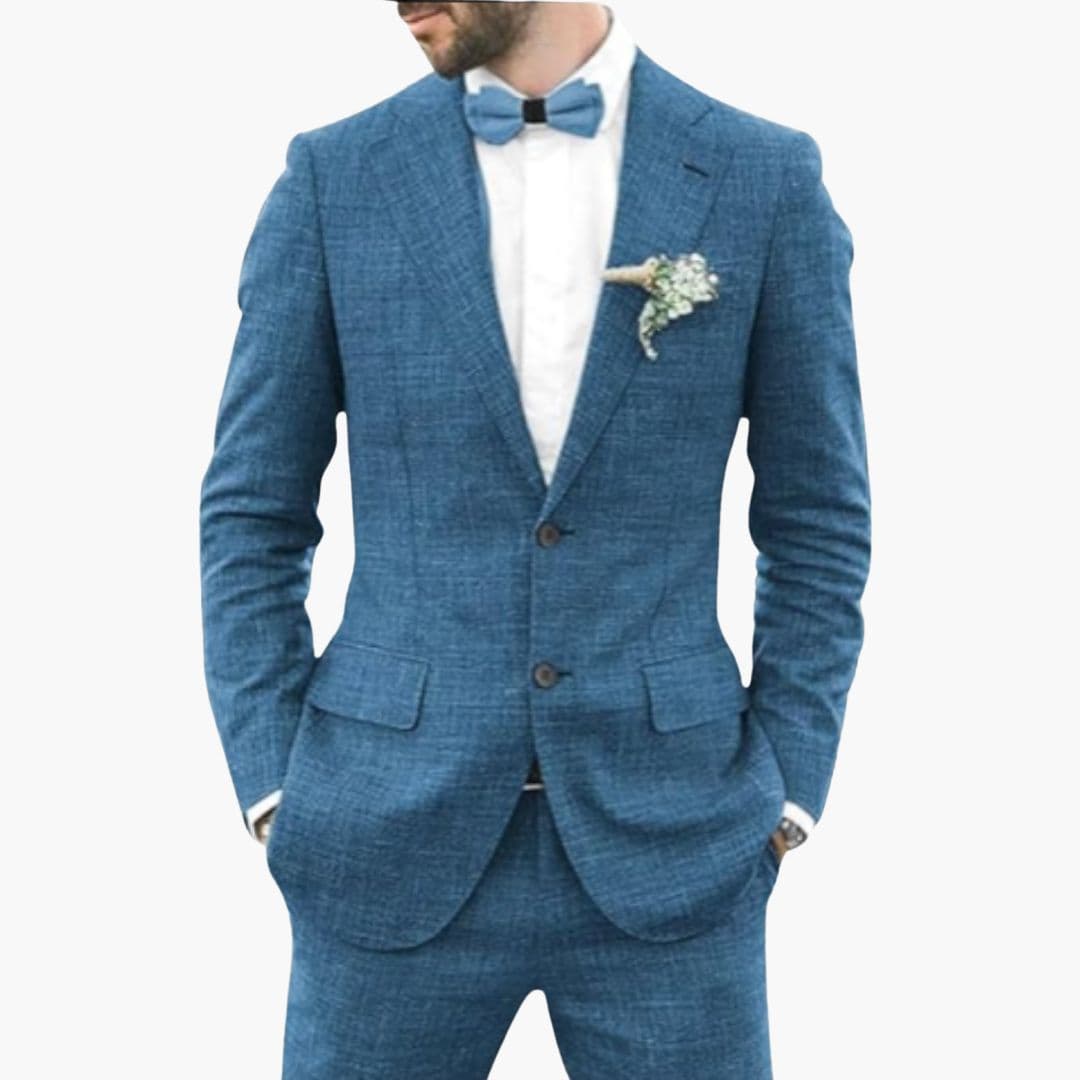 Costume homme habillé à poches à rabat
