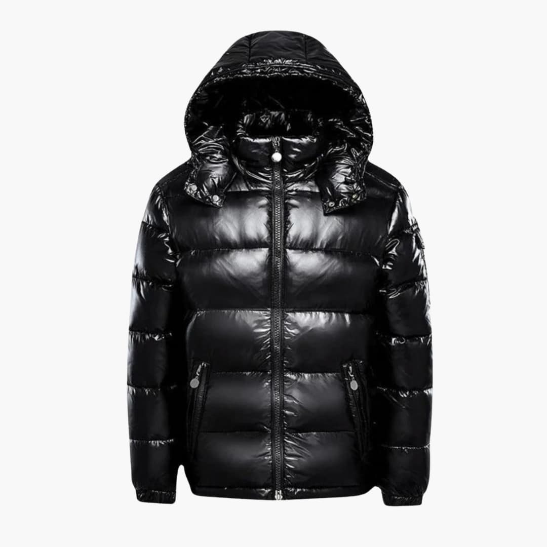 Doudoune homme à capuche et fermeture éclair