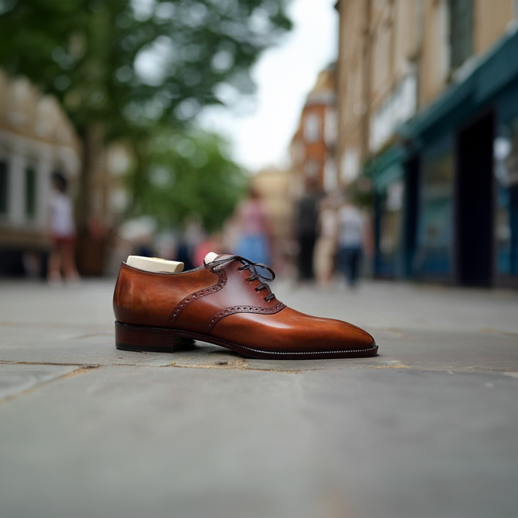Elowen | Oxfords en tan leer voor heren
